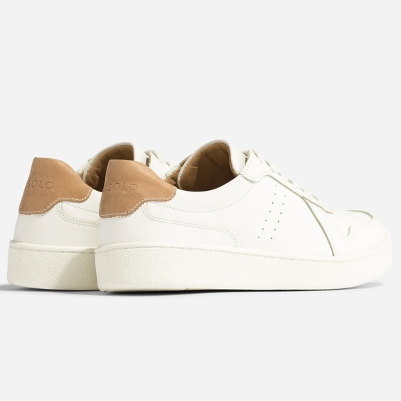 Nisolo Bria Go-To Court Leather Sneakers White Women’s Size 7.5 New In Box - Picture 5 of 11